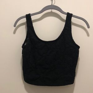FREE* Black F21 Crop Top (Used Condition)